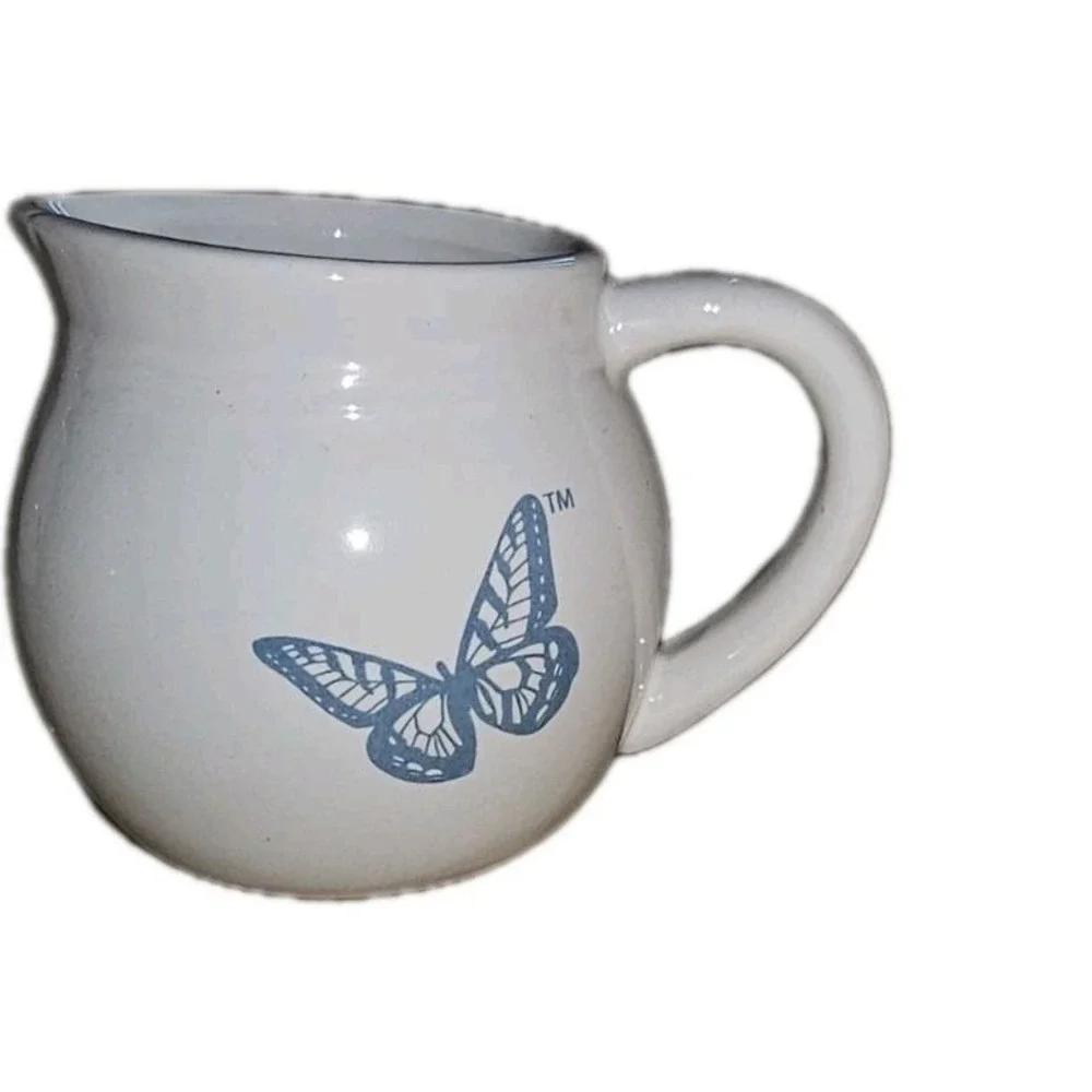 New Dolly Parton Blue Butterfly Creamer Pitcher Farmhouse Country Kitchen #860